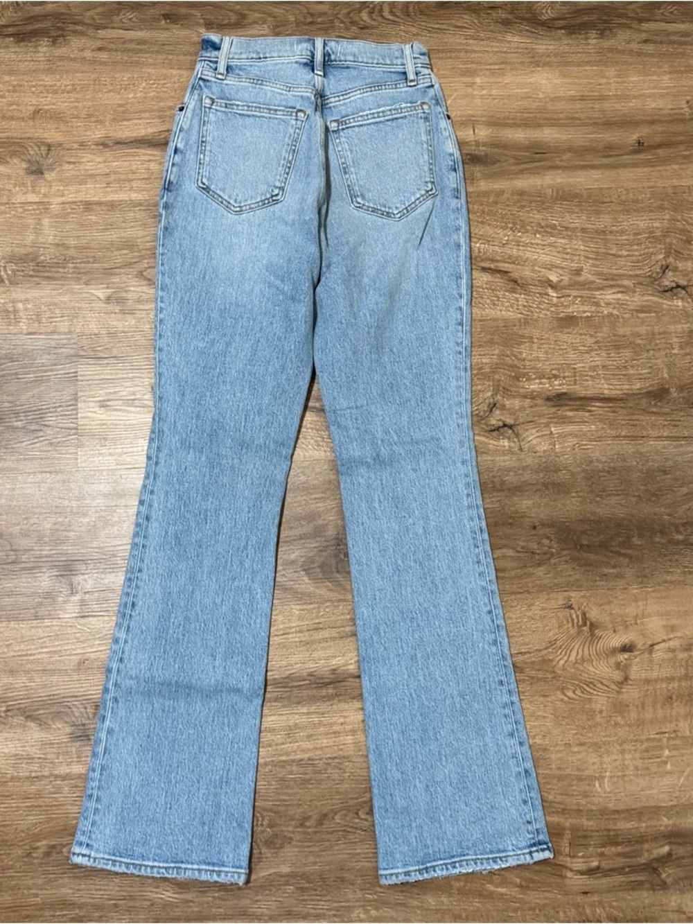 Abercrombie High Rise 70s Vintage Flare Curve Love Bootcut Jean Sz 0/25 - Picture 7 of 8